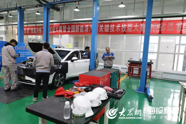 能大赛省选拔赛在山东工程技师学院举办AG